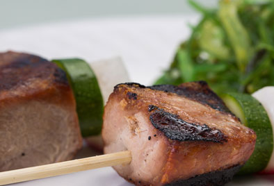 Bluefin Tuna Yakitori Salad